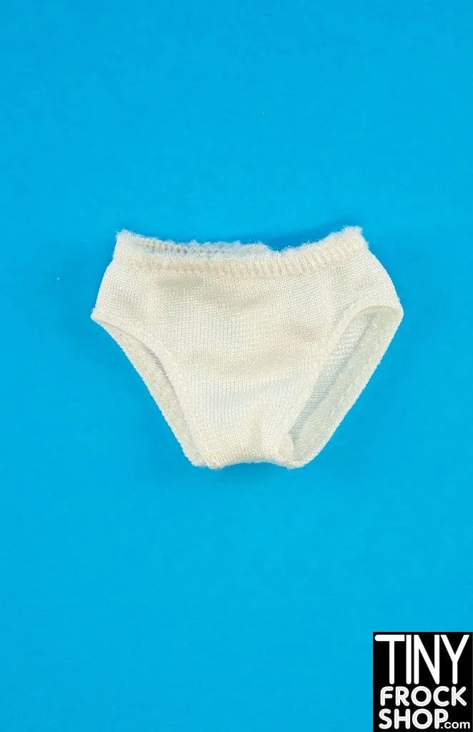 12" Fashion Doll White Panties- More Styles