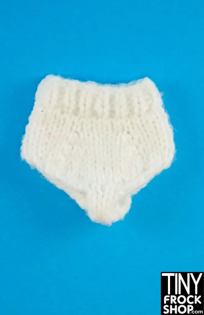 12" Fashion Doll White Panties- More Styles