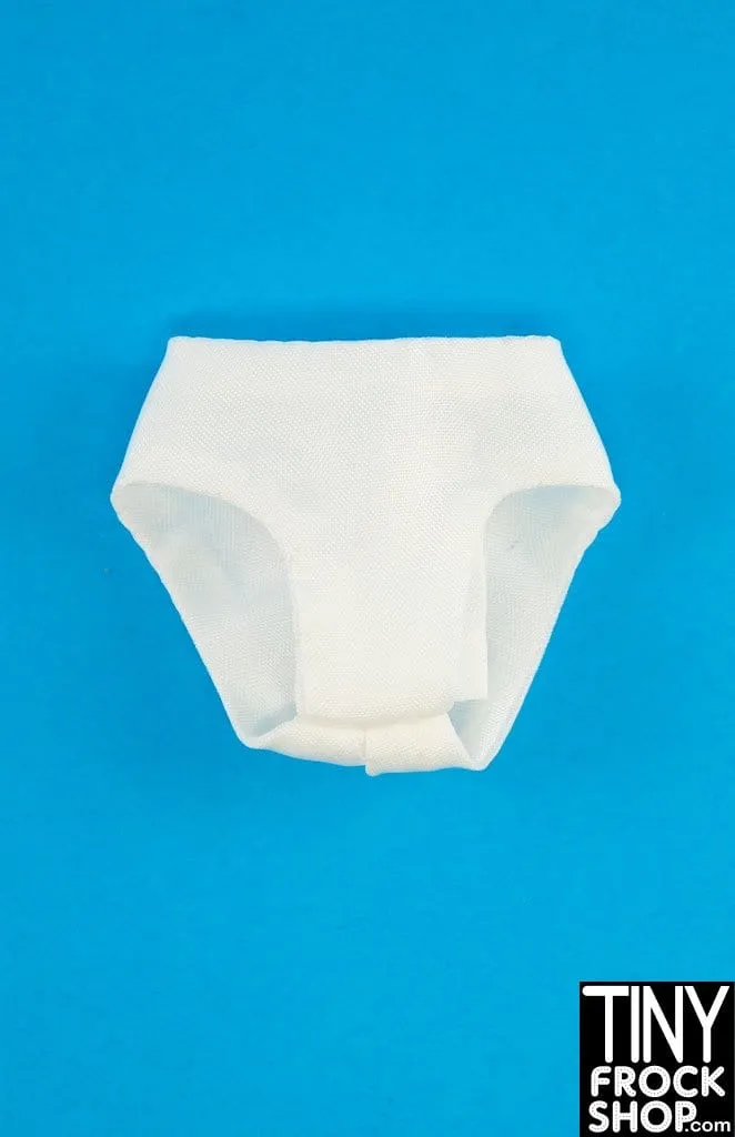 12" Fashion Doll White Panties- More Styles