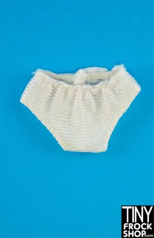 12" Fashion Doll White Panties- More Styles