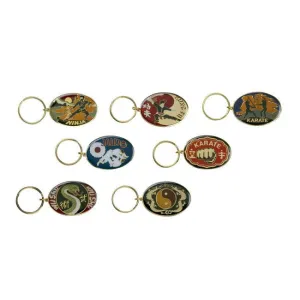 33450 Metal Keyrings Oval - All Styles
