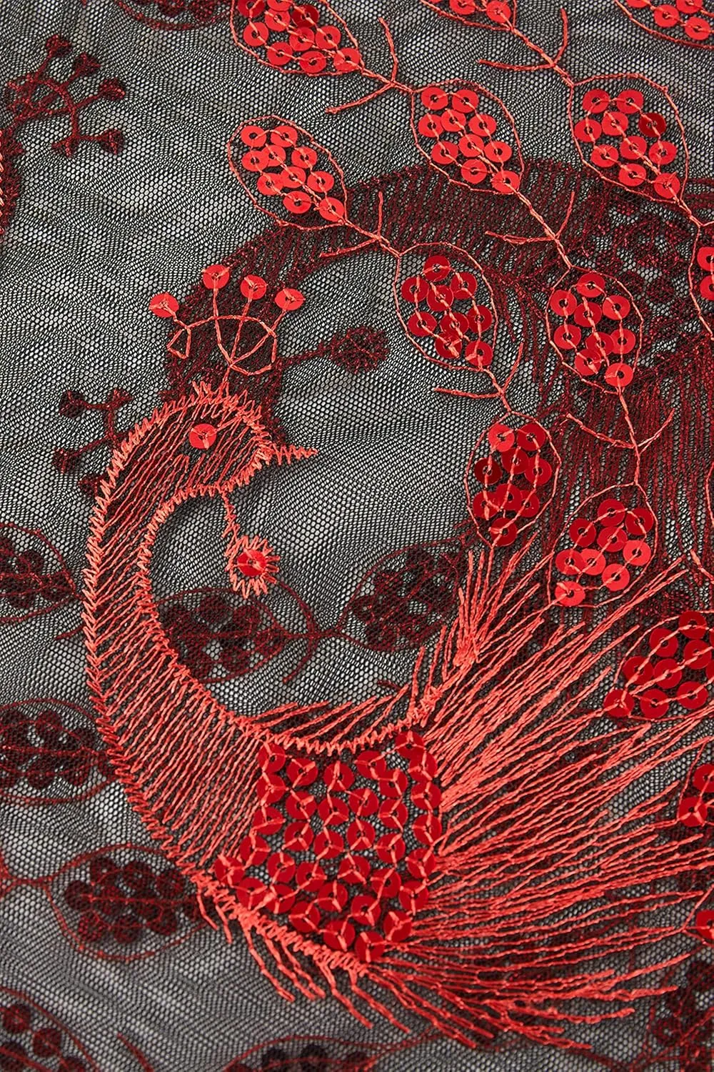 BABEYOND 1920s Sequined Shawl Wraps for Women Fringed Evening Cape Wedding Bridal Shawl Scarf for Evening Dresses Party