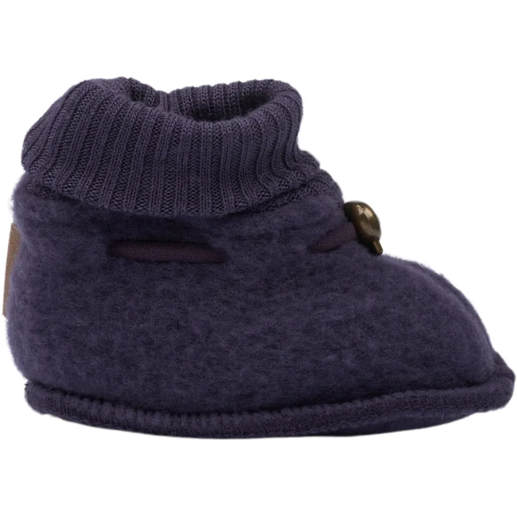 Baby Wool Footies - Nightshade