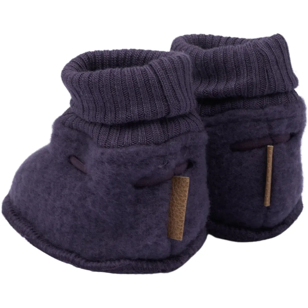 Baby Wool Footies - Nightshade