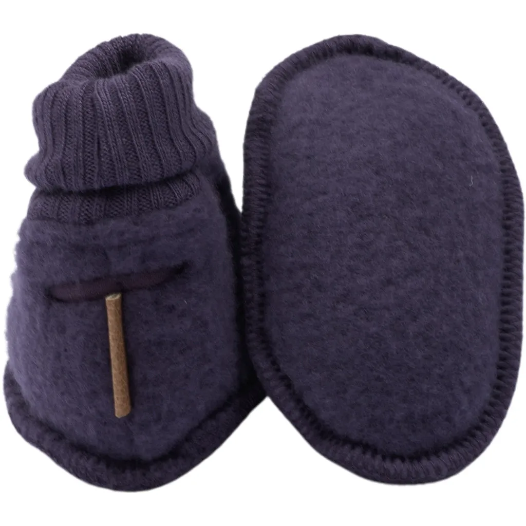 Baby Wool Footies - Nightshade