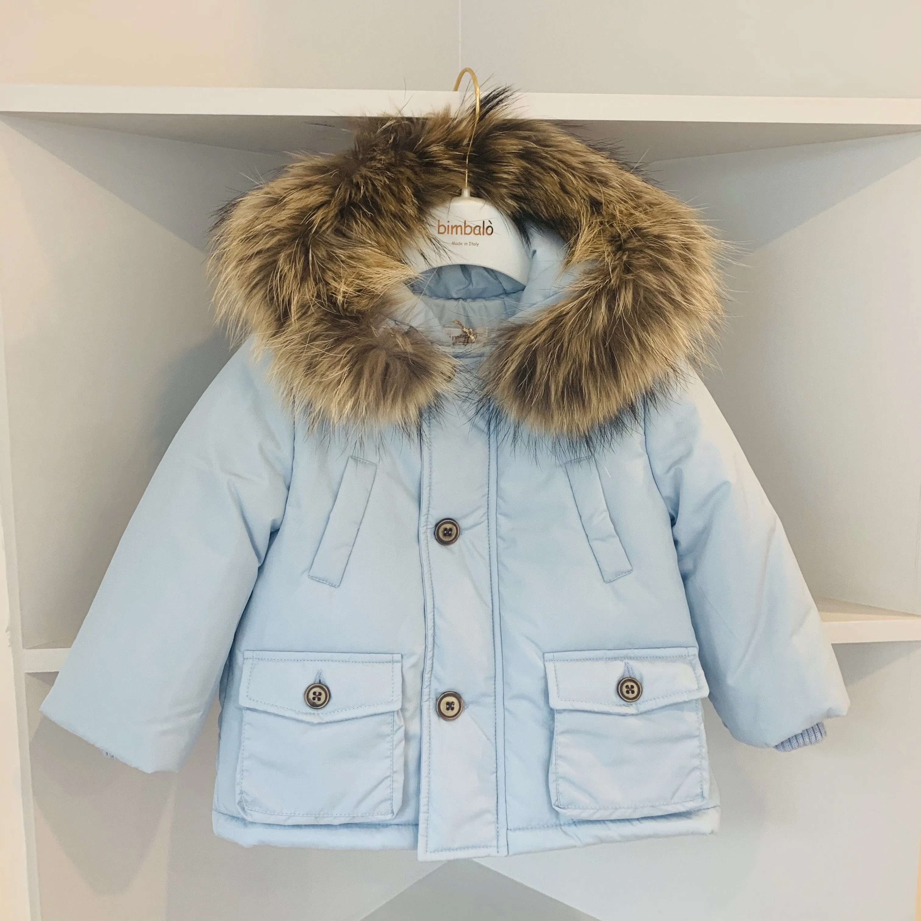 BIMBALO BABY BLUE BOYS COAT