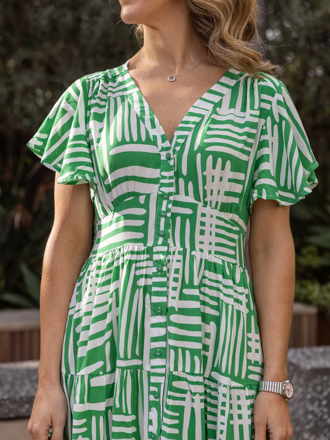 Camille Dress - Green