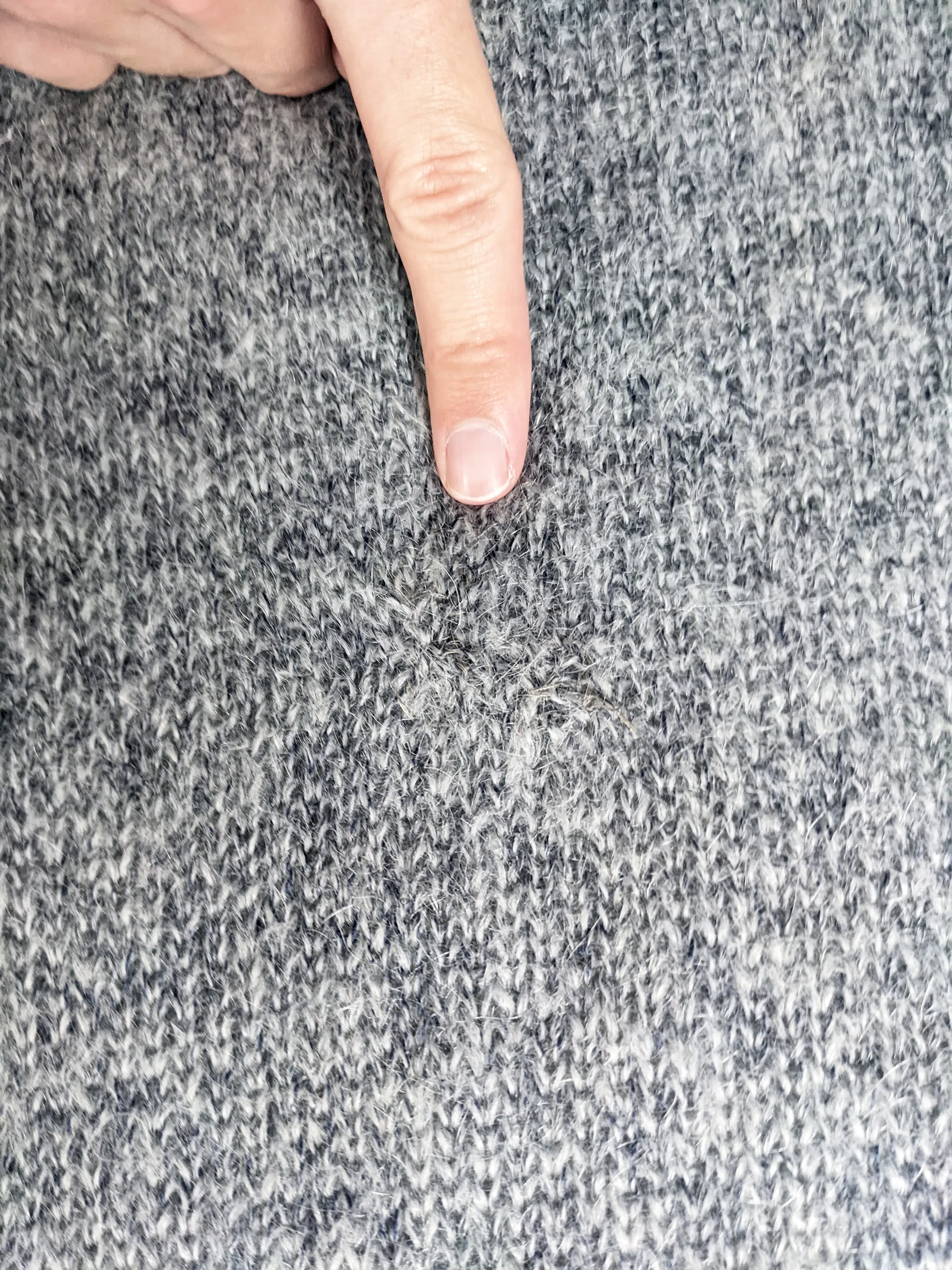 Carven Vintage Wool & Mohair Knit Dress, 1970s