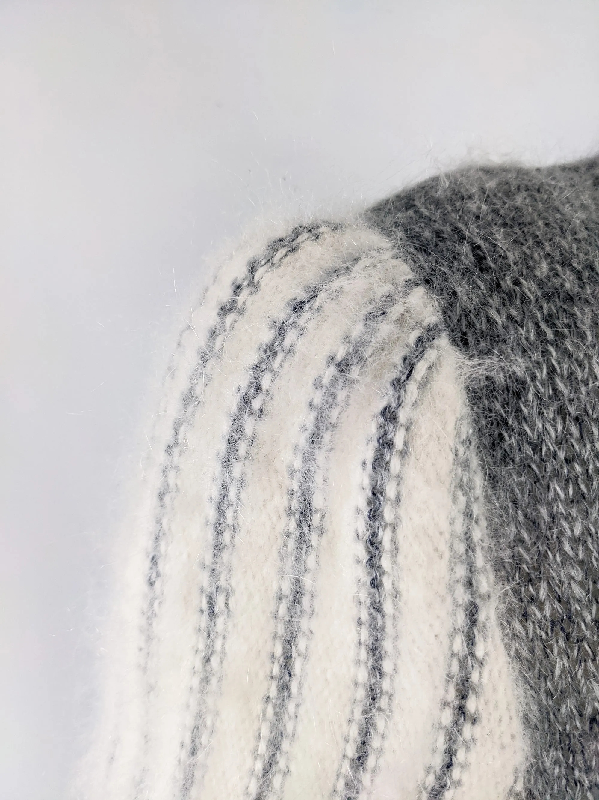 Carven Vintage Wool & Mohair Knit Dress, 1970s