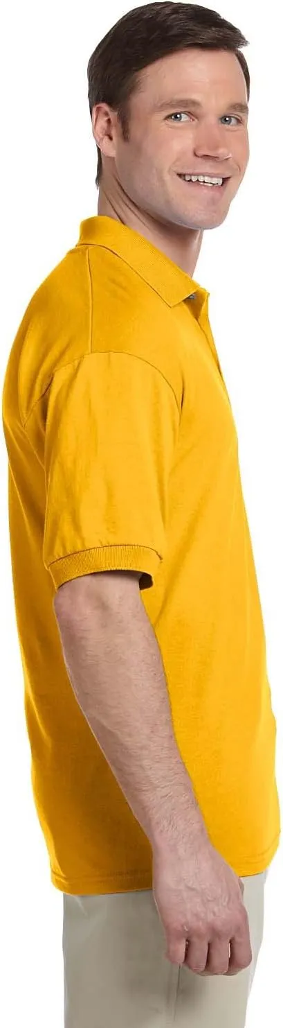 Custom Text Embroidered Jersey Polo, Dry Blend Polo Shirt