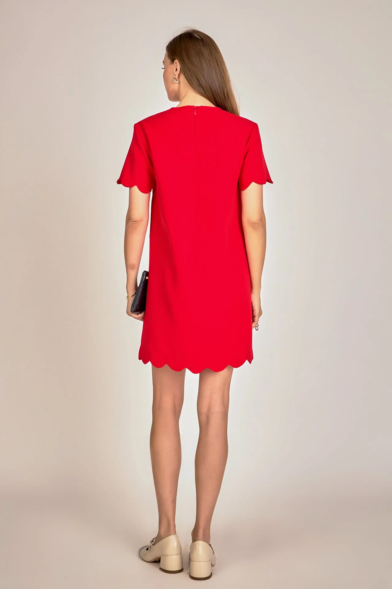 English Factory - Scallop Mini Dress