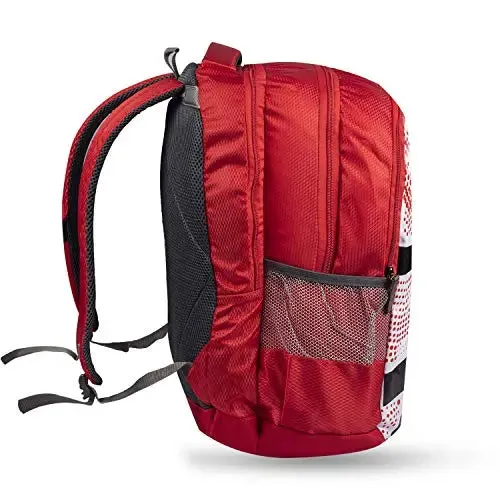 Fashion Track Polyester 15.6-inch  Backpack OPTIMA (red)