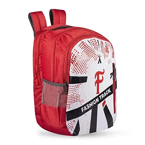 Fashion Track Polyester 15.6-inch  Backpack OPTIMA (red)