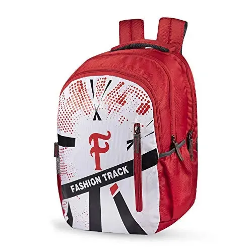 Fashion Track Polyester 15.6-inch  Backpack OPTIMA (red)