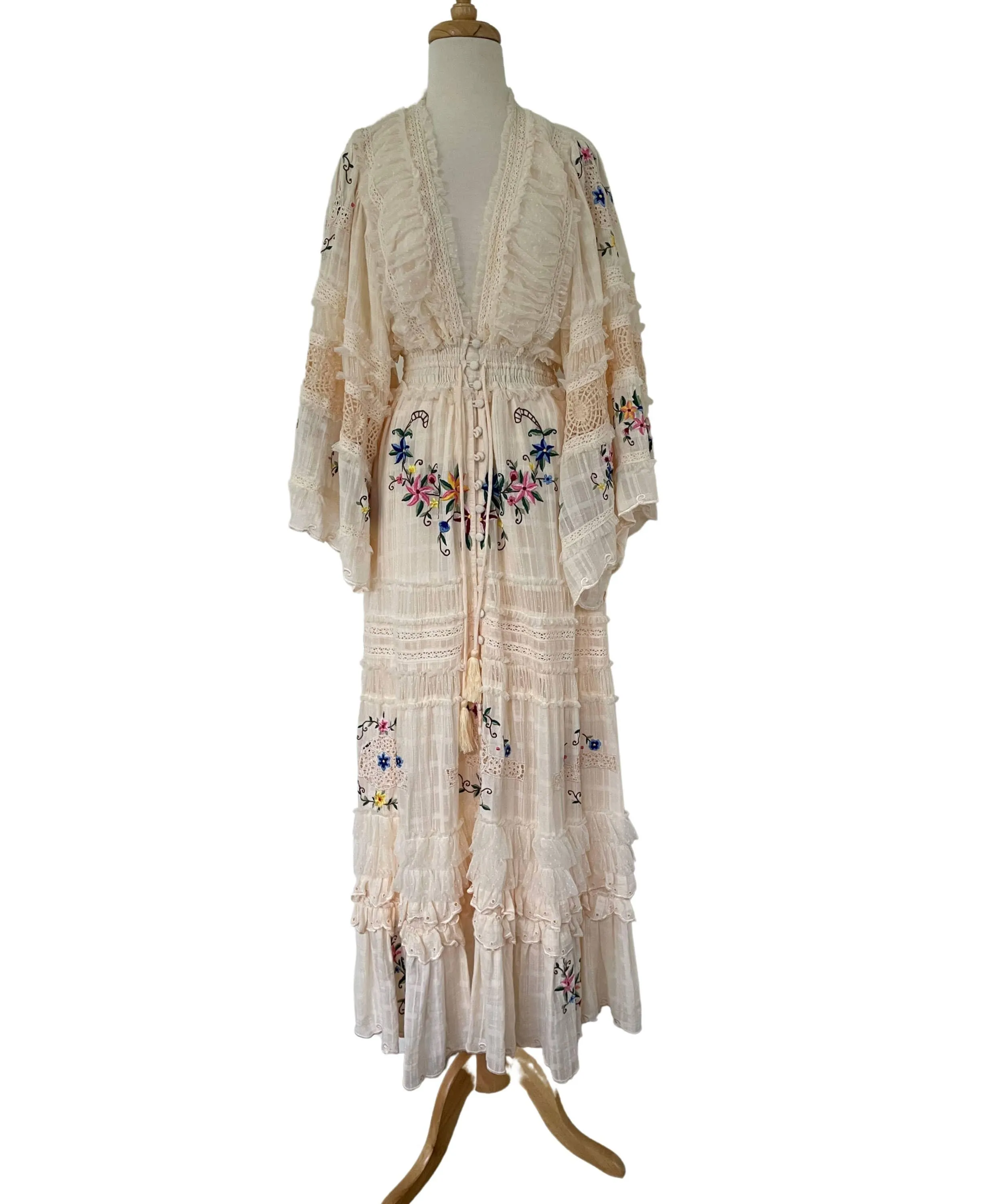 Fillyboo Charm Your Way Dress- Rosey Tea
