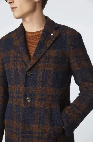 Garment-Dyed Coat in Blue