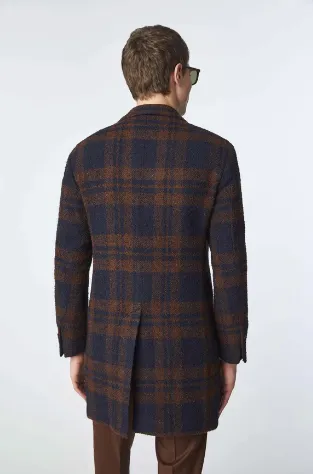 Garment-Dyed Coat in Blue