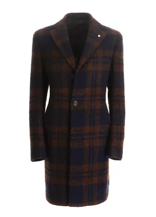 Garment-Dyed Coat in Blue