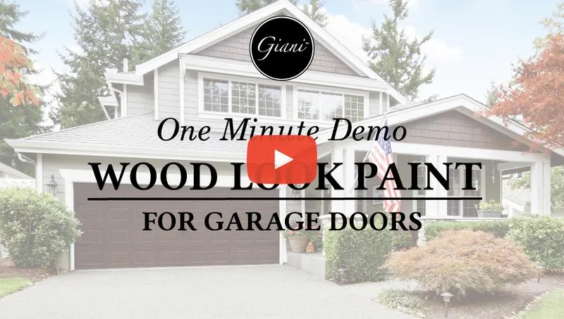 Giani Red Oak Wood Look Kit for Garage Doors