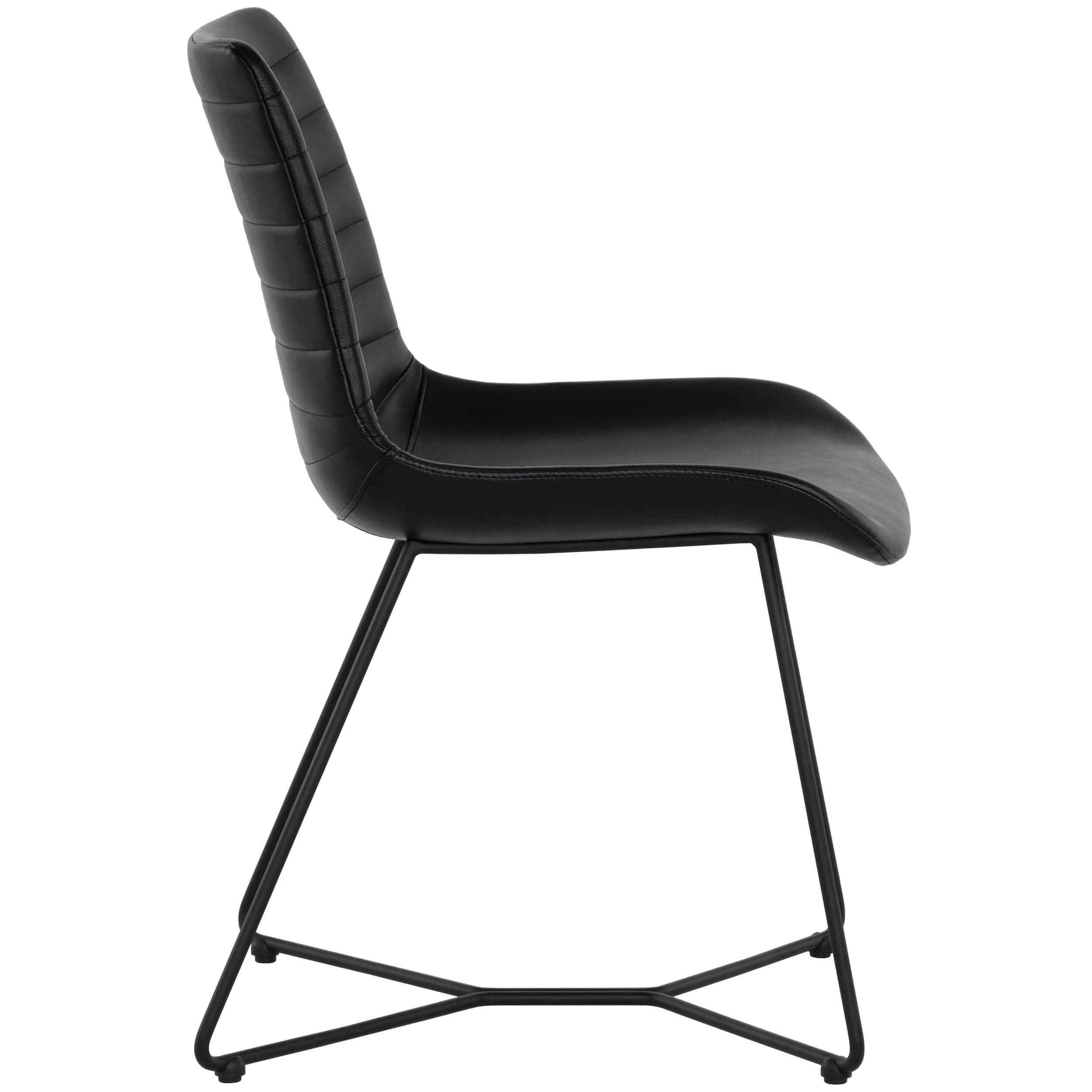 Gracen Dining Chair, Nightfall Black, Set of 2