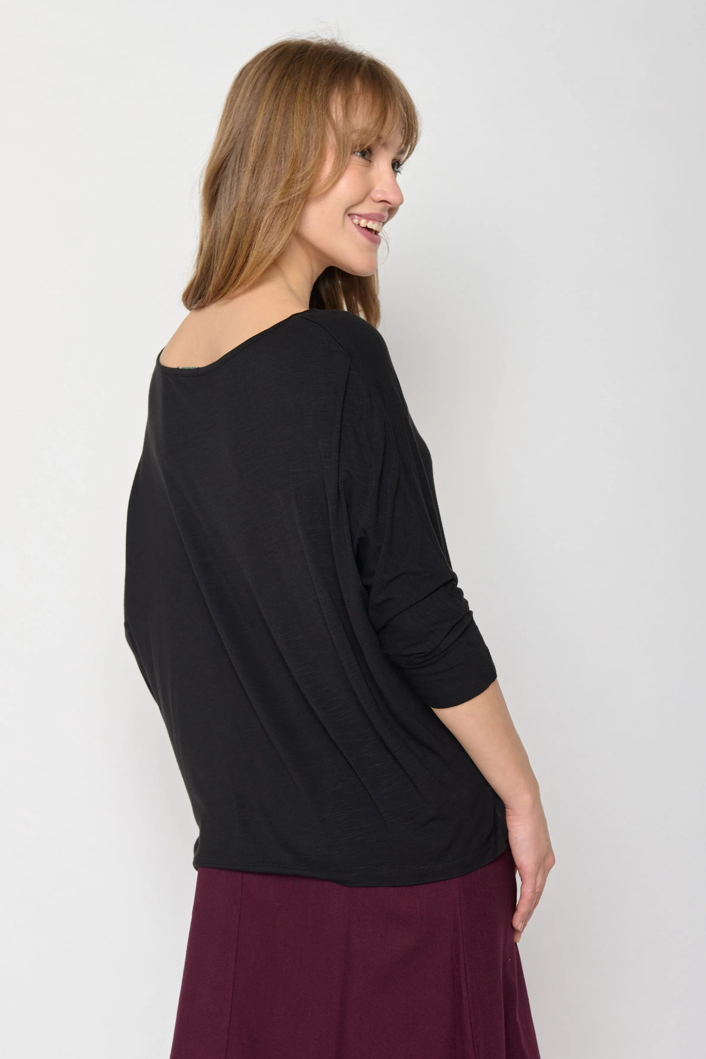 Greenbomb Basic Simper Longsleeve Top - Black