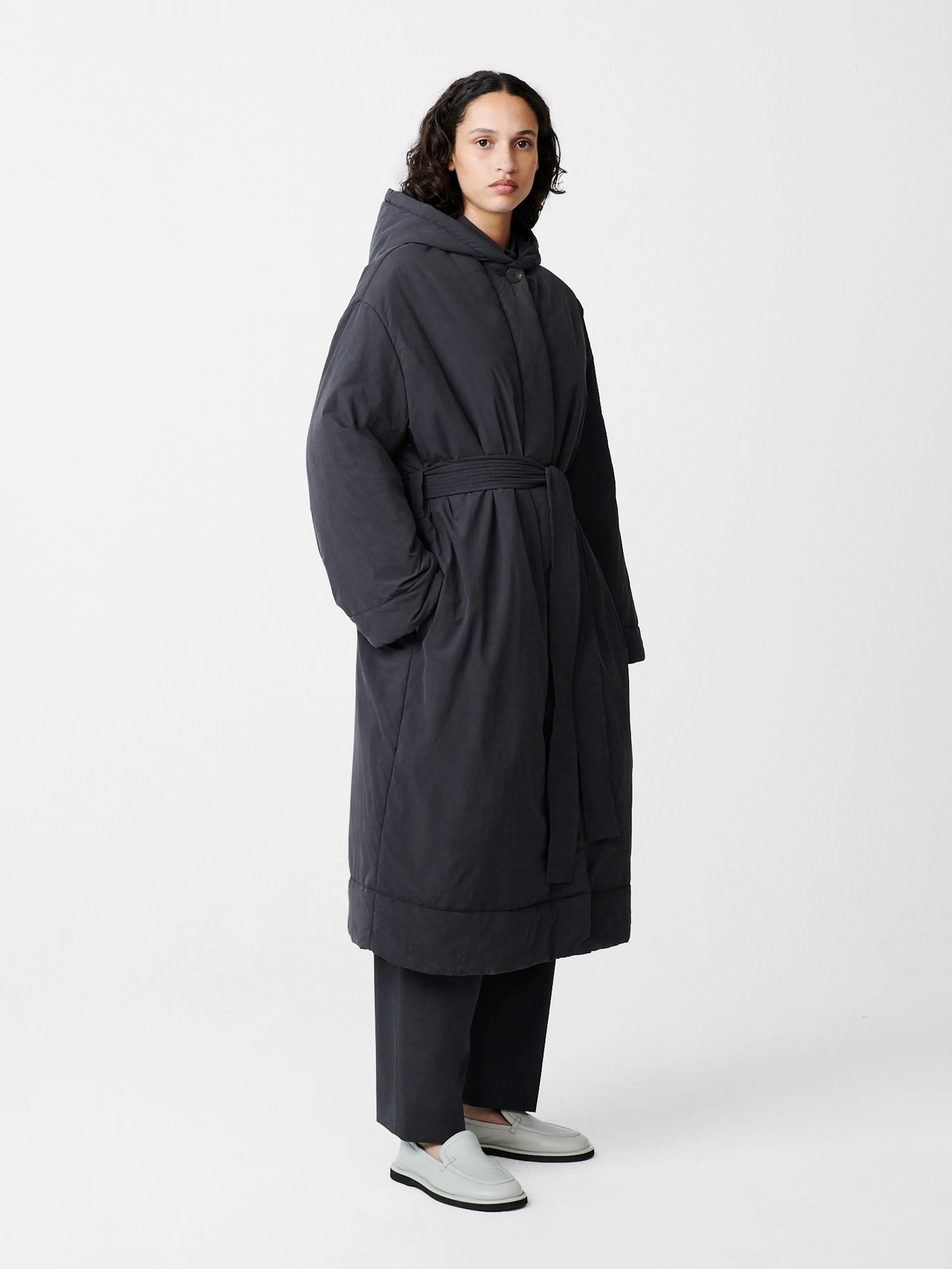 Kariba Ecodown Coat in Darkest Navy