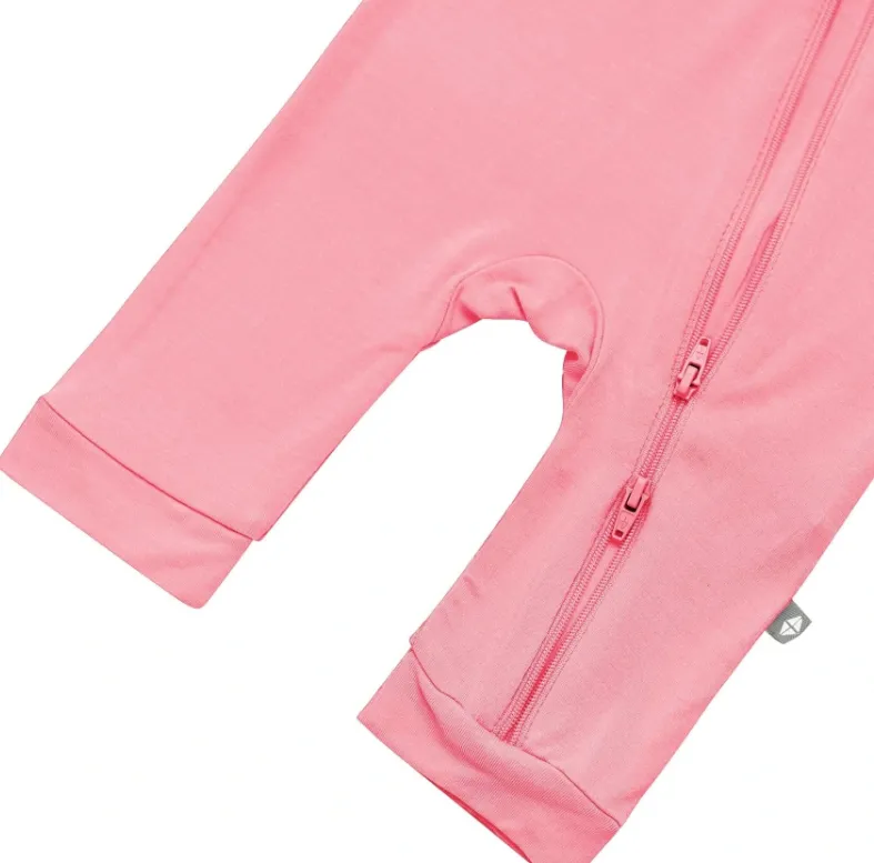 Kyte Baby - Zipper Sleeveless Romper In Rose