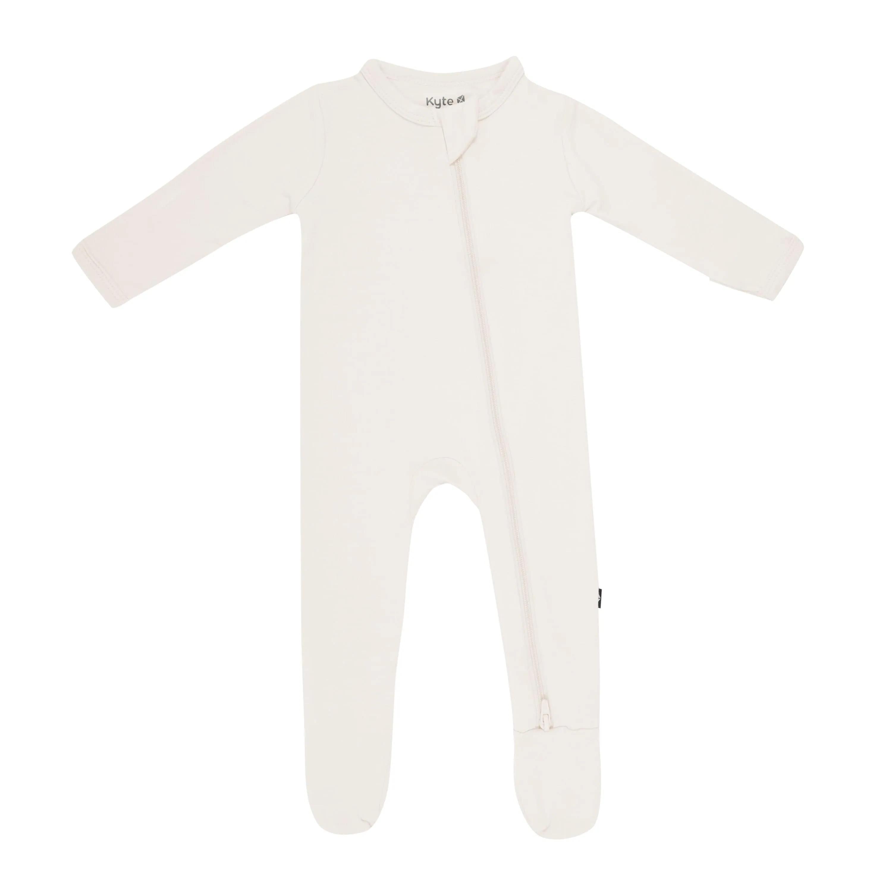 Kyte Baby Zippered Footie | Oat