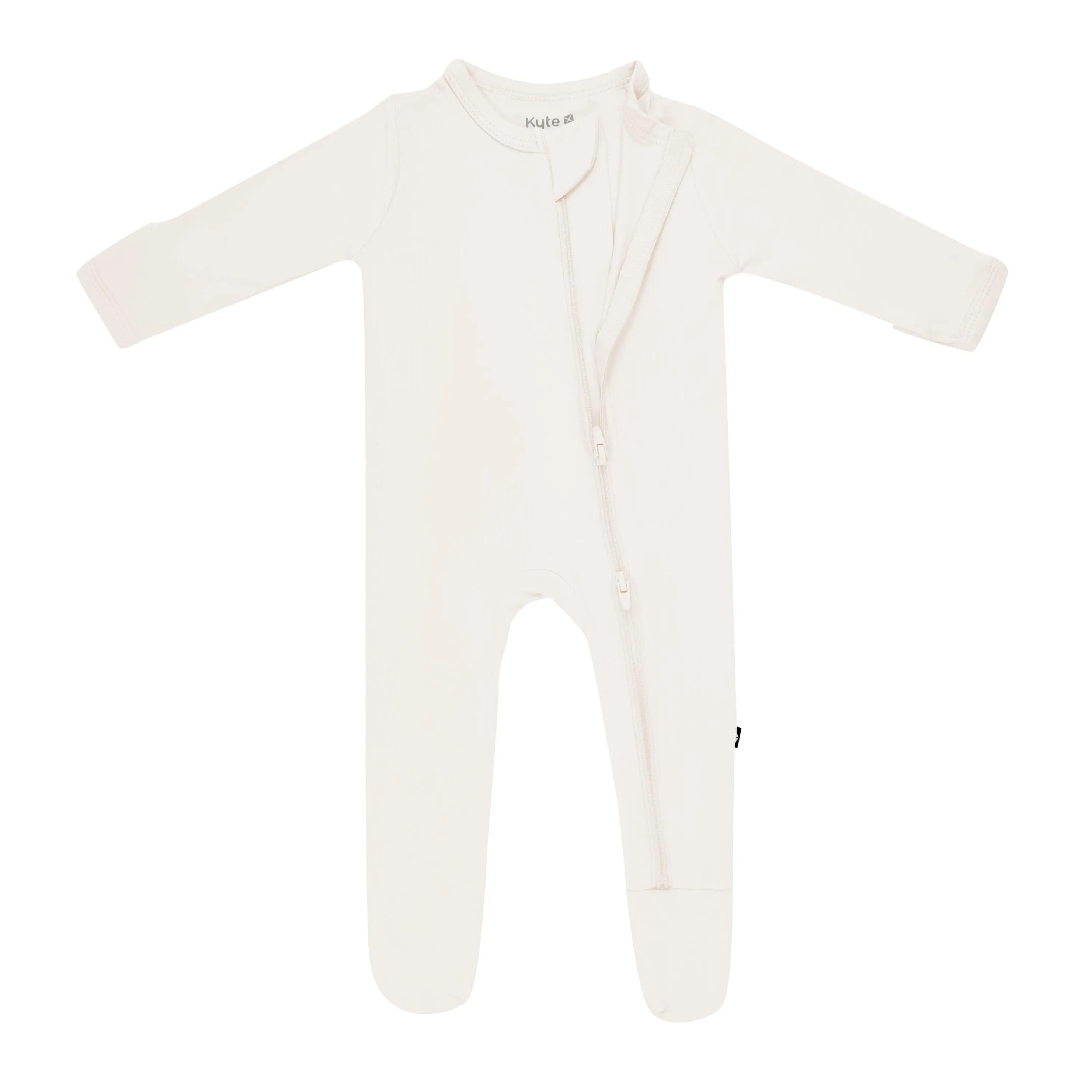 Kyte Baby Zippered Footie | Oat