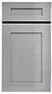 Light Gray Shaker Base Cabinet - One Door One Drawer 9", 12", 15", 18", 21"
