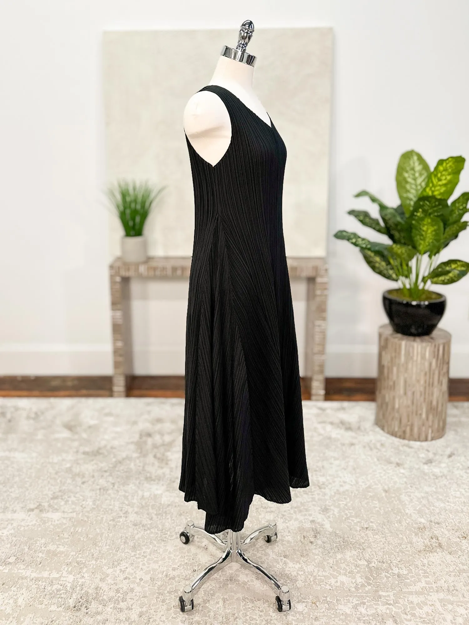 Long Estrella Dress, Black