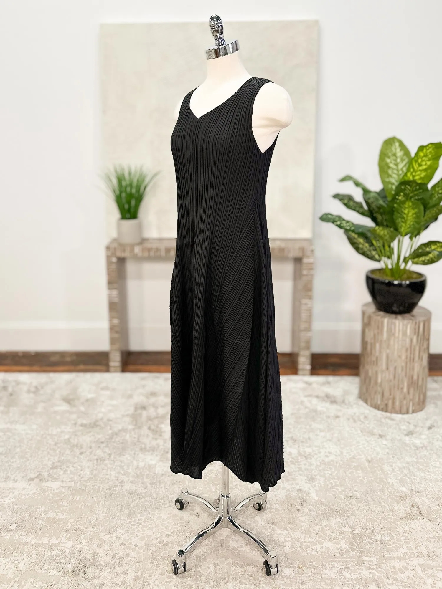 Long Estrella Dress, Black