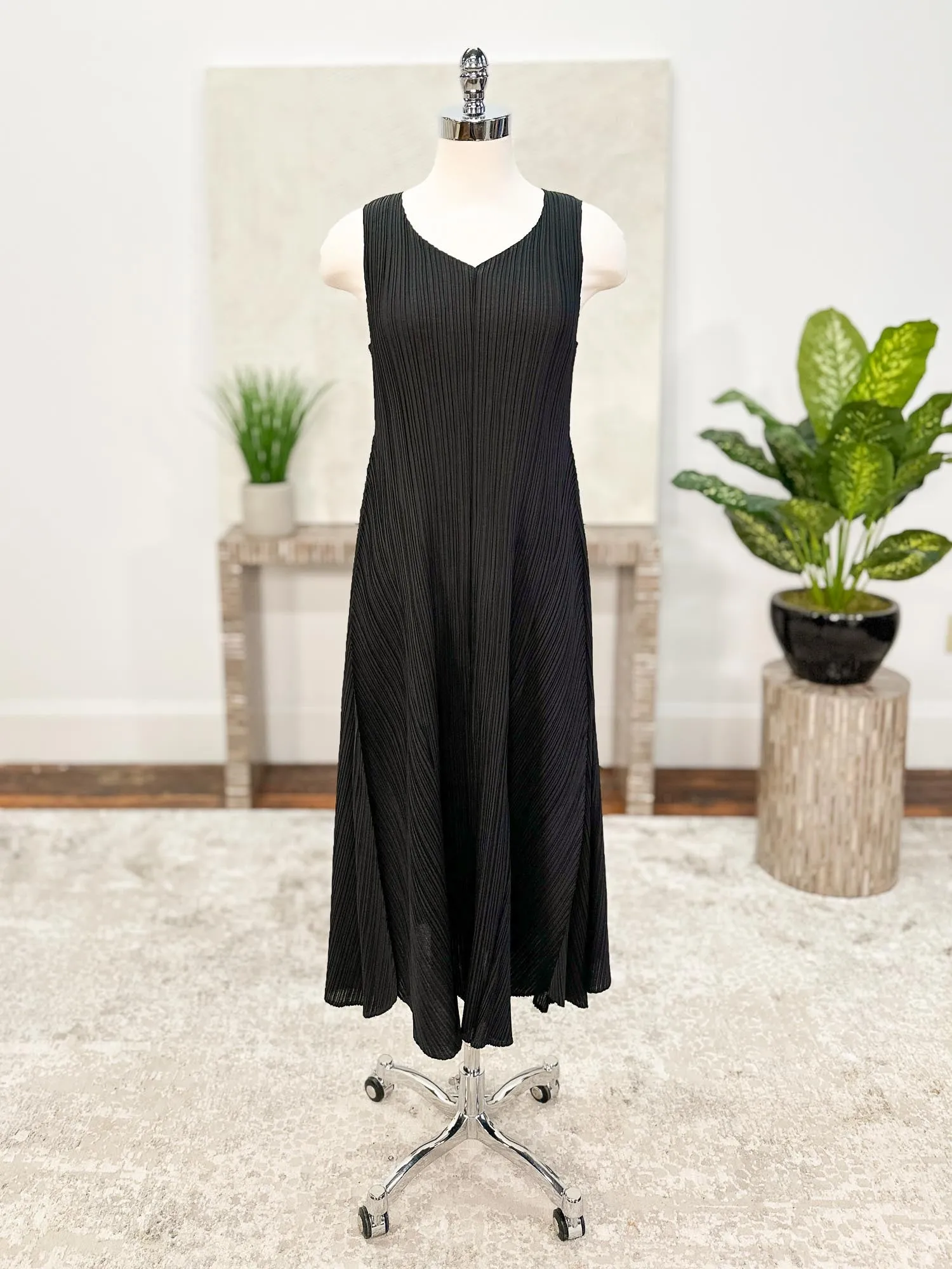 Long Estrella Dress, Black