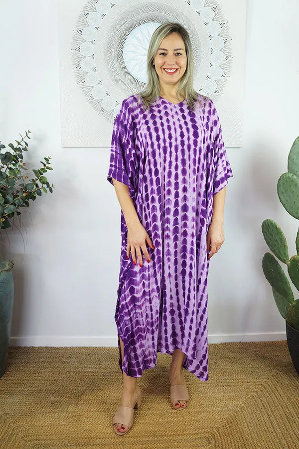 Maya Long Kaftans Tie dye OSFA 14-26-