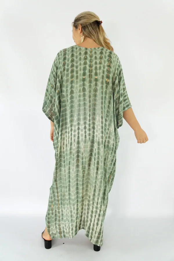 Maya Long Kaftans Tie dye OSFA 14-26-