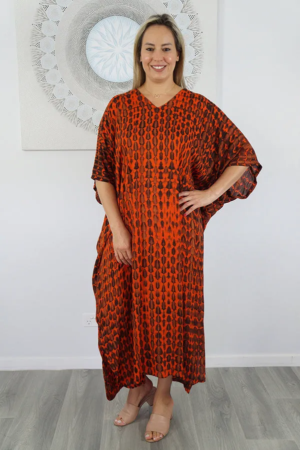 Maya Long Kaftans Tie dye OSFA 14-26-