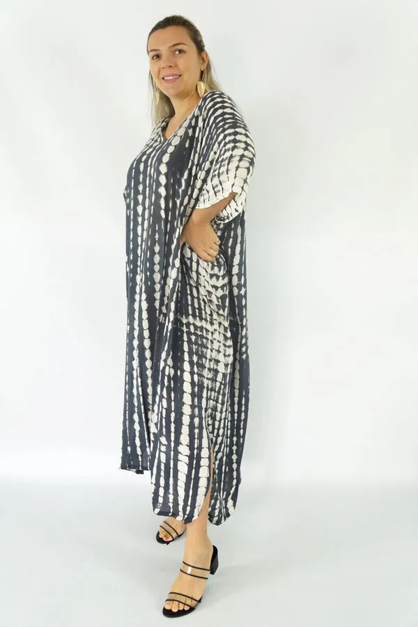 Maya Long Kaftans Tie dye OSFA 14-26-