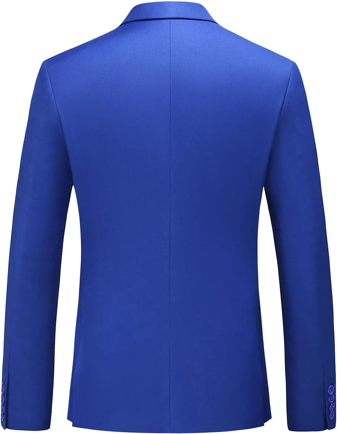 MOGU Men's Double-Breasted Suit Blazer Slim Fit Solid Color Sport Coat Jacket for Business, Wedding, Prom & Formal Events