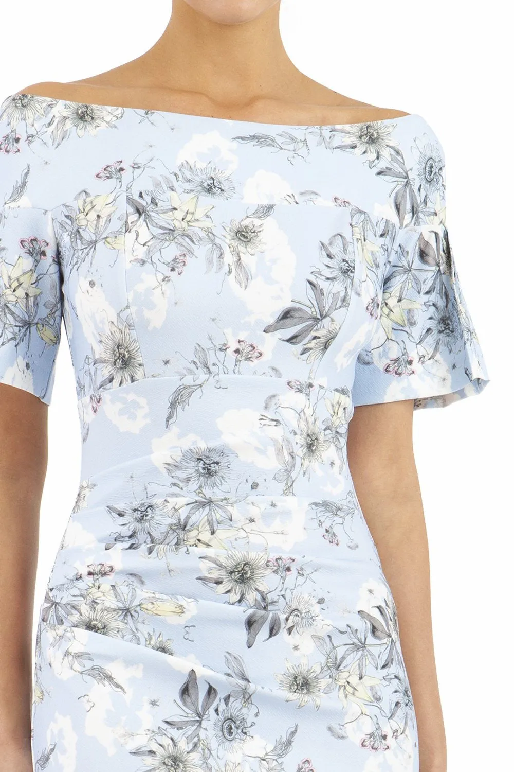 Mustique Botanical Print Dress