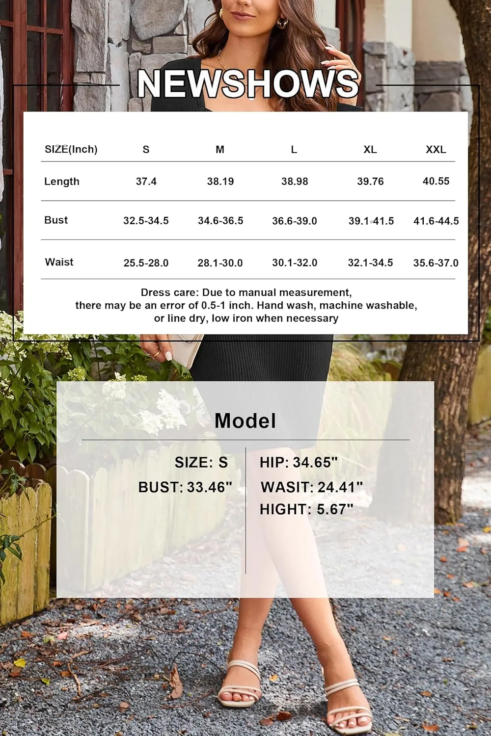 Newshows Womens 2024 Fall Dresses Long Sleeve Square Neck Rib Knit Winter Sweater Dress Bodycon Business Casual Outfits