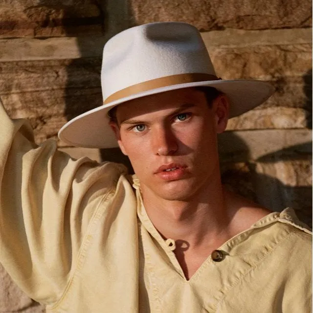 Oasis Felt Fedora In Sliver
