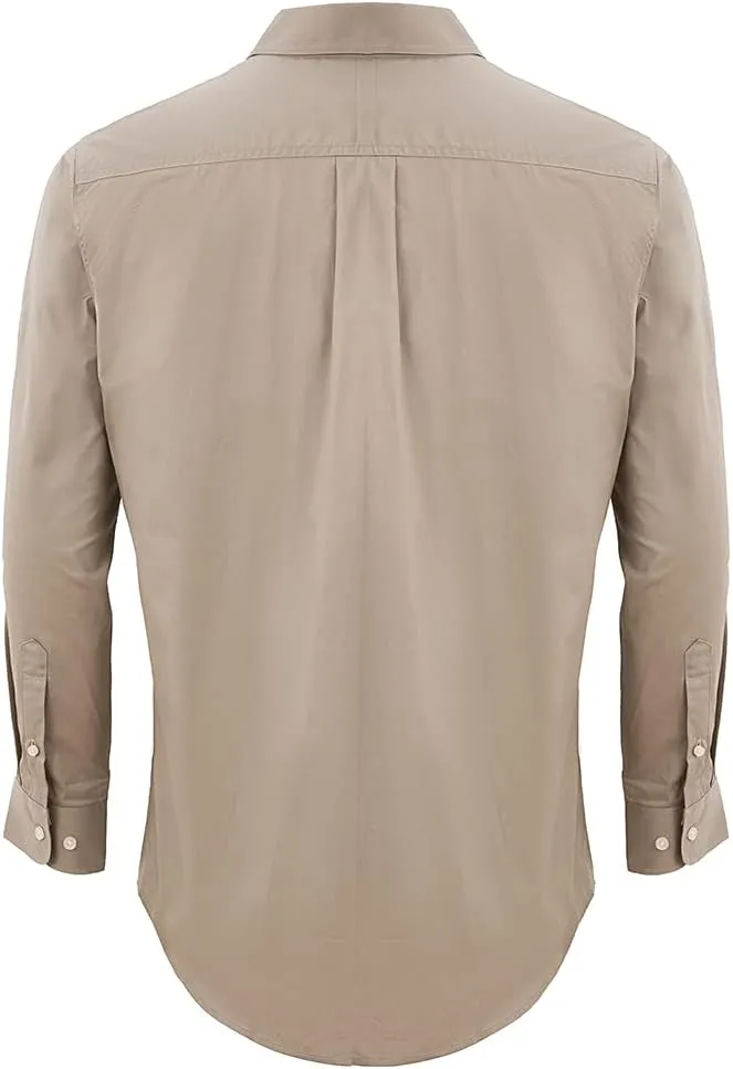 PASHARTUK Cotton Regular Fit Mens Long Sleeve Shirts Button Down Shirts for Men