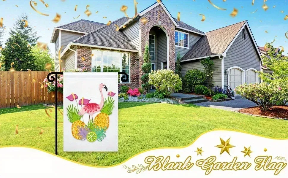 Polyester Garden Flags For DIY