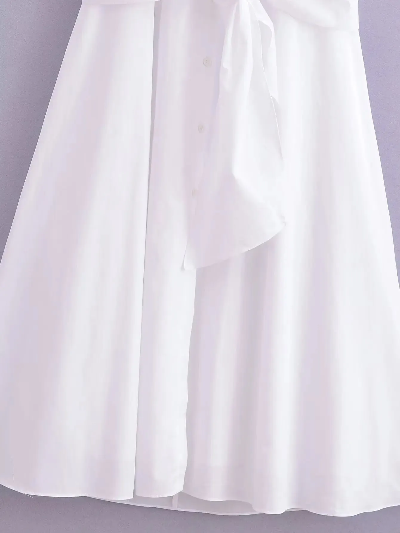Pre Order:  White A-Line Mid-Length Slim Dress