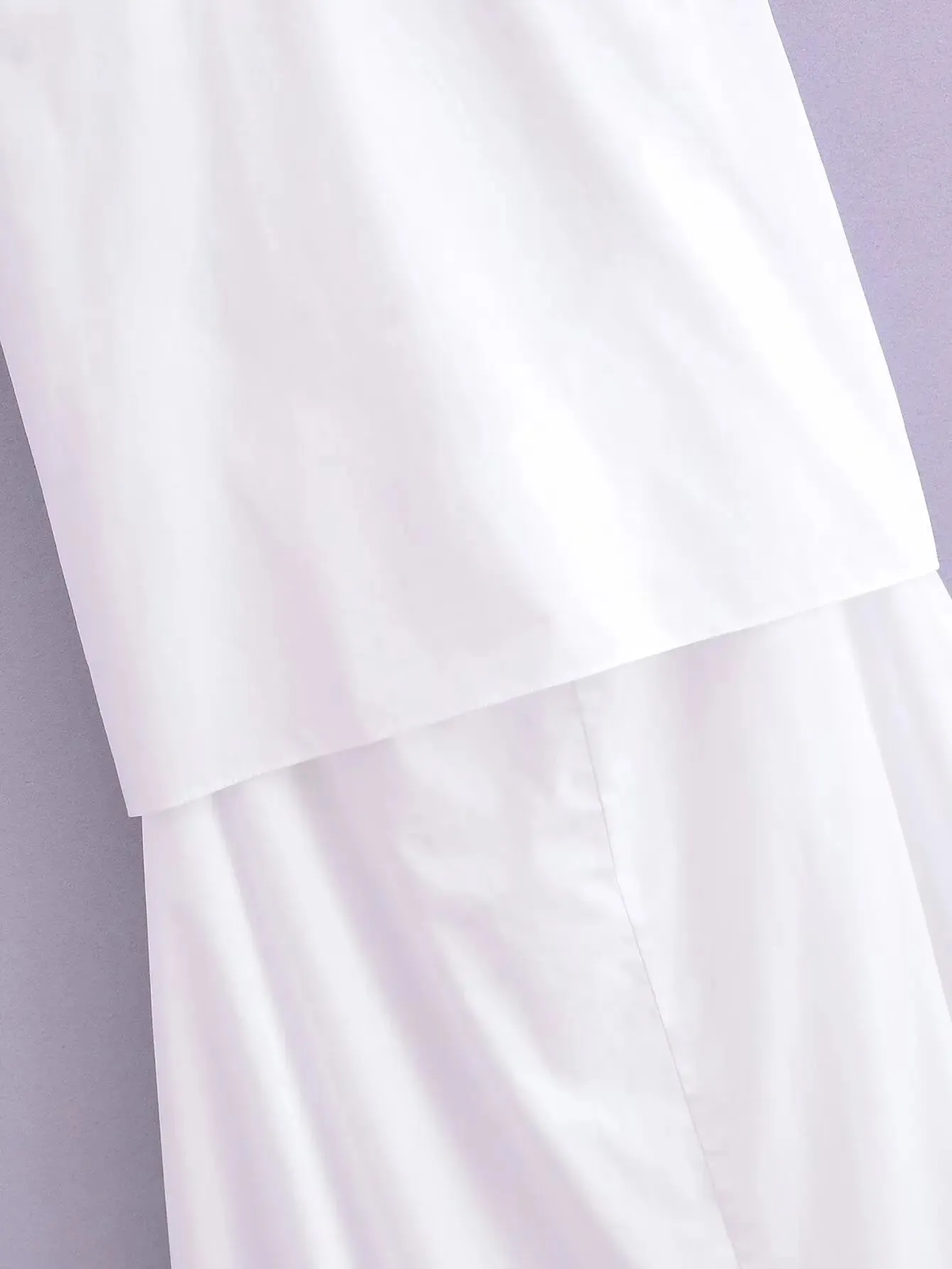 Pre Order:  White A-Line Mid-Length Slim Dress
