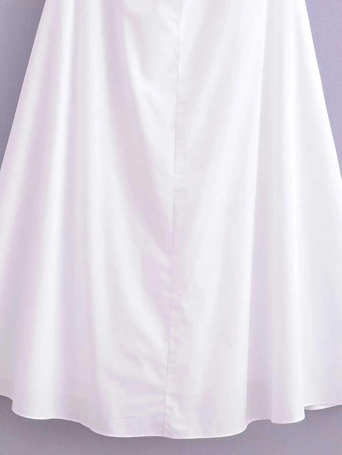 Pre Order:  White A-Line Mid-Length Slim Dress