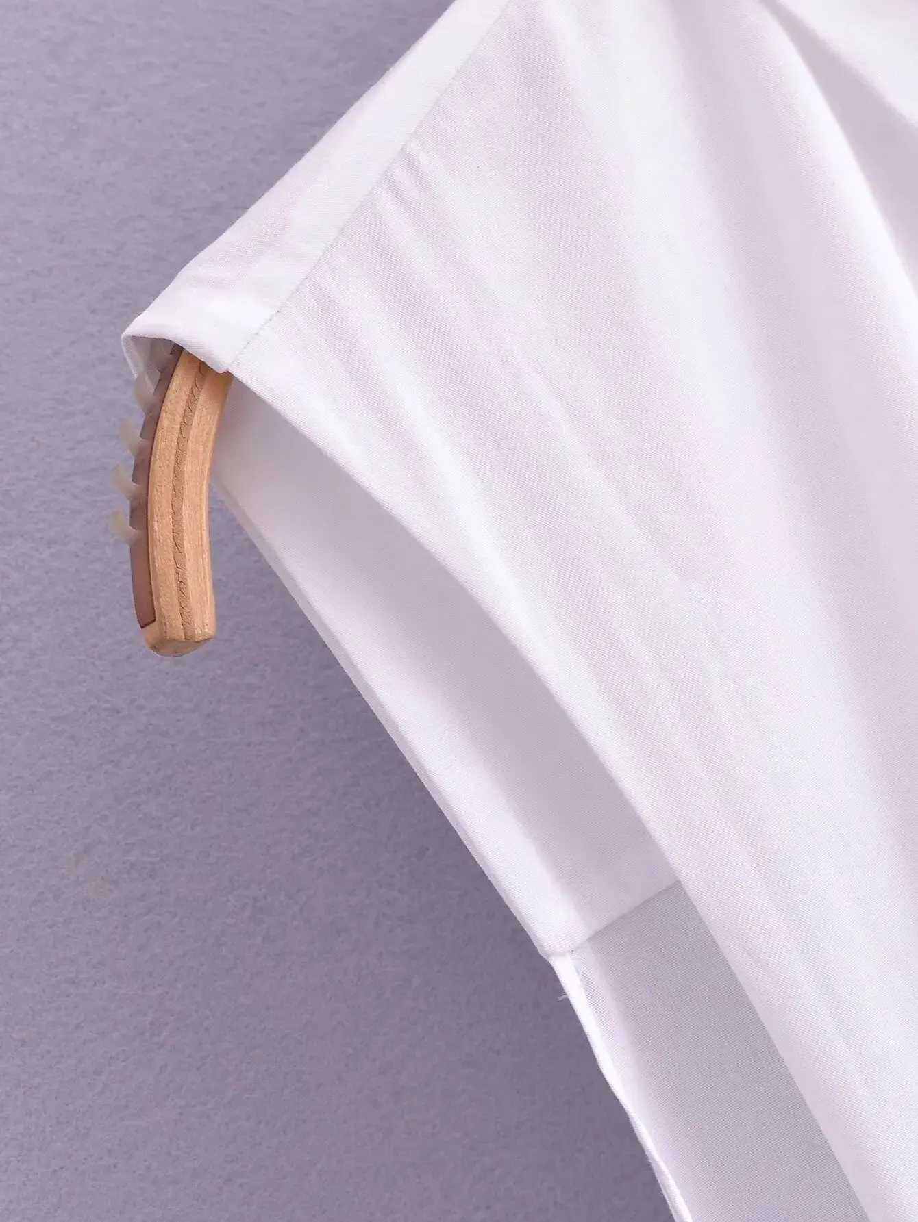 Pre Order:  White A-Line Mid-Length Slim Dress
