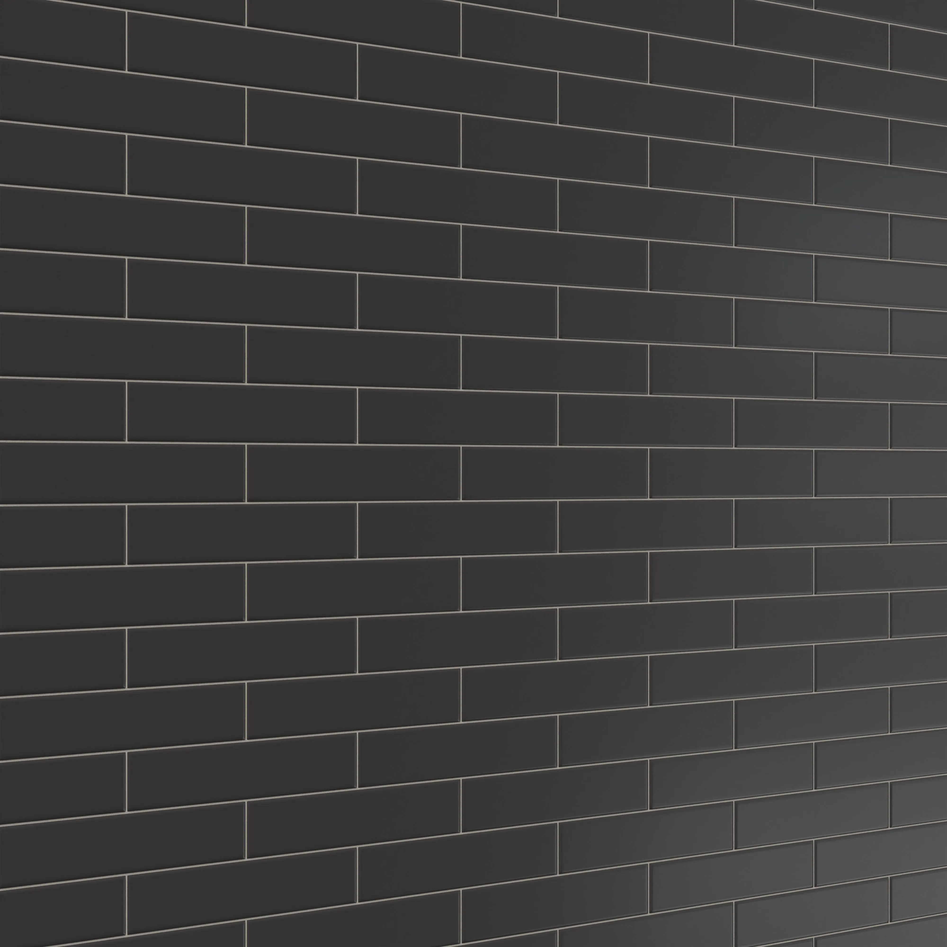 Reagan 2x10 Matte Ceramic Tile in Midnight