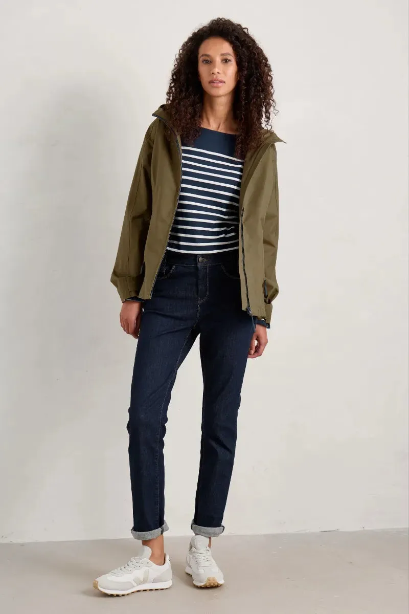 Seasalt Sailor Shirt - Falmouth Breton Maritime Chalk