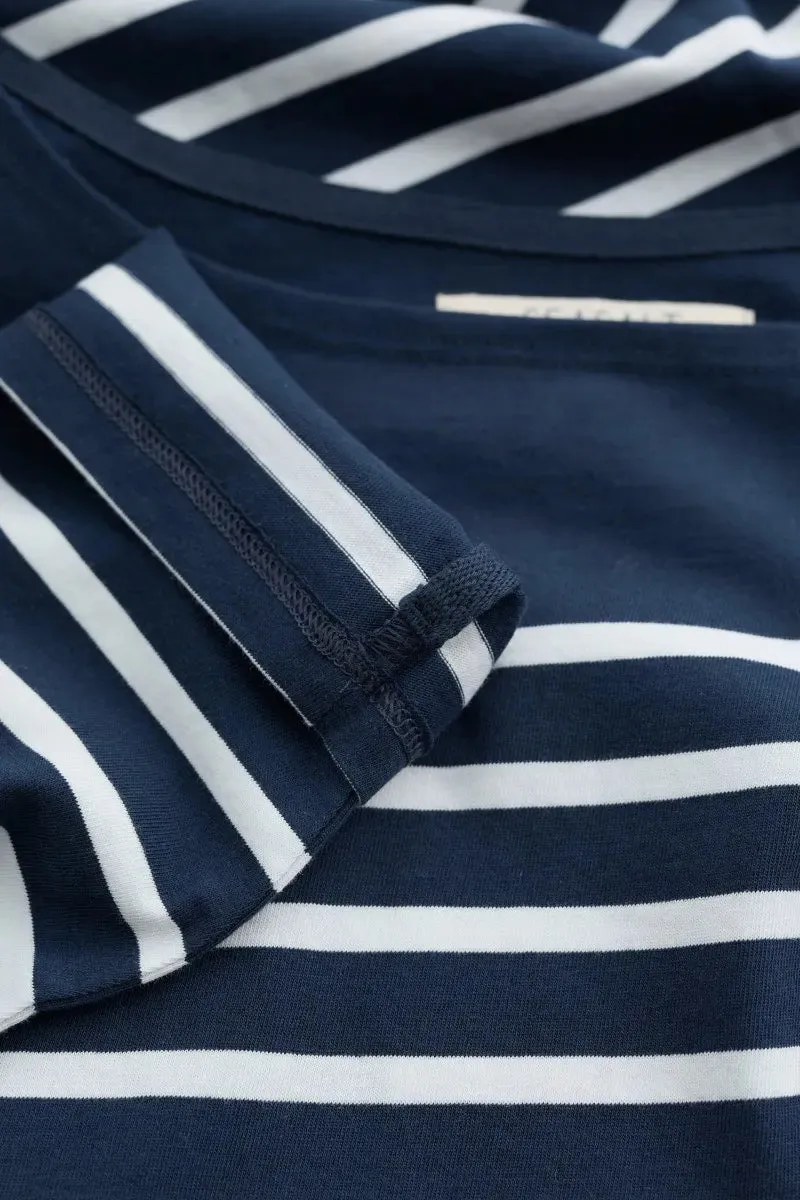 Seasalt Sailor Shirt - Falmouth Breton Maritime Chalk